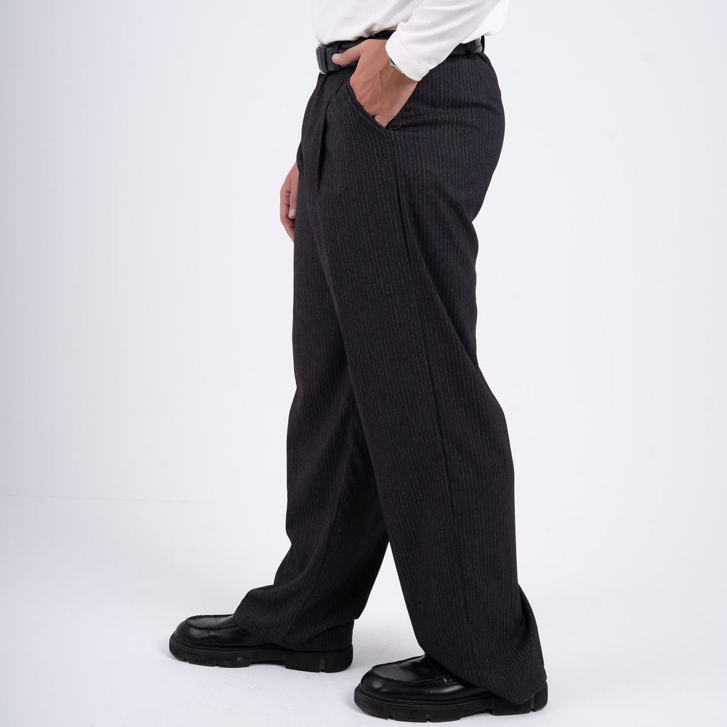 Men Black Tailored Pants