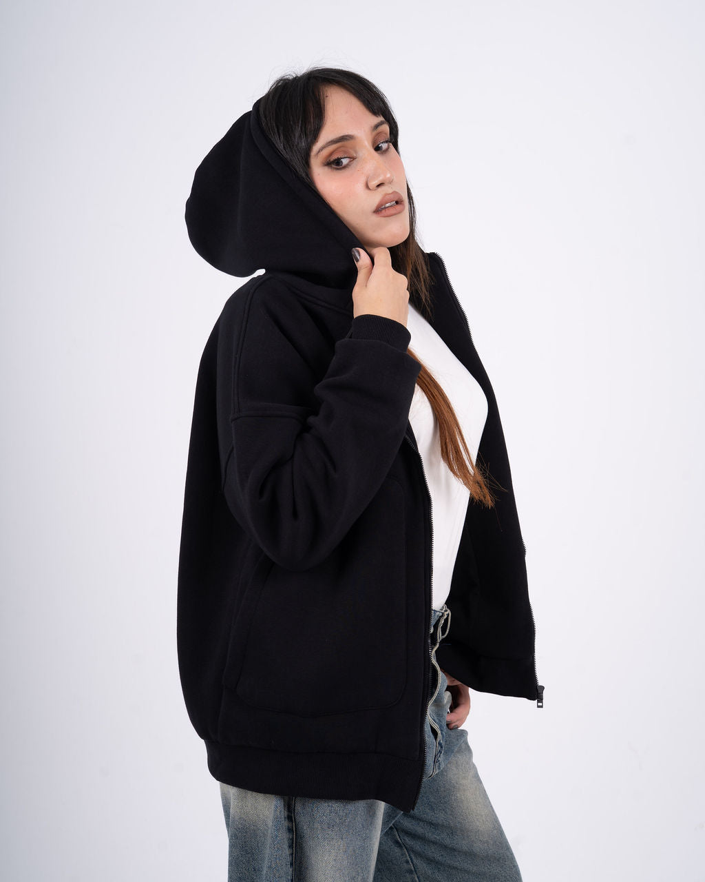 Women Black Sweatshirt