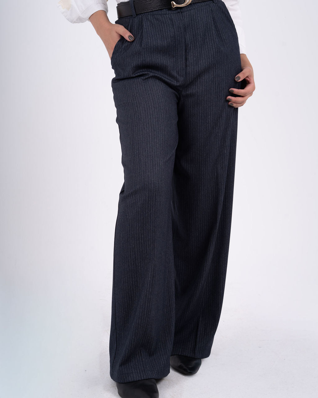 Women Navy Tailored Pants
