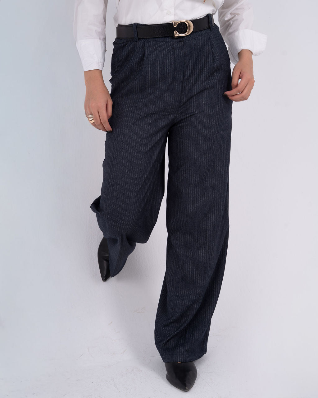 Women Navy Tailored Pants